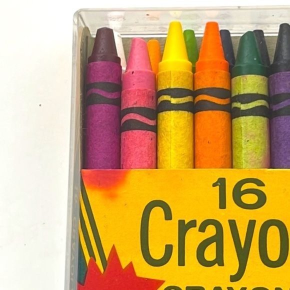 1980's CRAYOLA Vintage 16 Crayons & Crayon Case - Picture 3 of 10